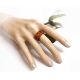 Bernstein Ring 18 bis 21mm Gummizug Bernstein BR424