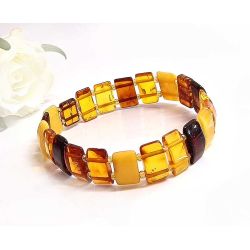 Bernstein Armband Gummizug 17,5cm CT105