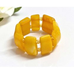 Bernstein Ring Gummizug 21mm BR427