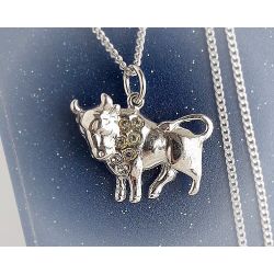 Sternzeichen Stier Anhänger Silber 925 su62