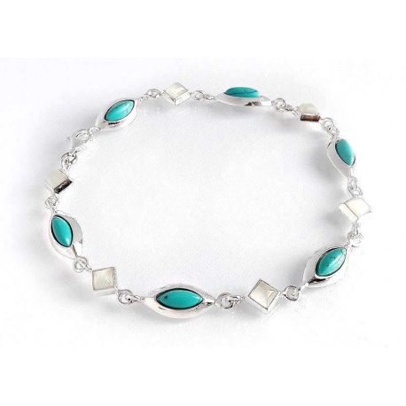 Türkis Armband Silber 925 gz266