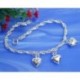 Armband Silber 925 20cm Herzen massiv SA32