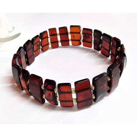 Bernstein Armband 17cm mit Gummizug CT109
