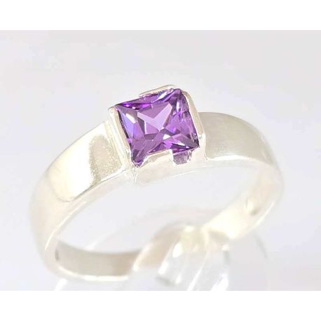 Damen Ring Silber 925 lila SS31