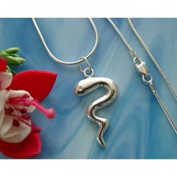 Schlange Silber Anhänger Schlange  Silber-925  Silberschmuck TZ