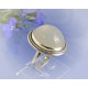 Mondstein Ring Silber 925 mt52