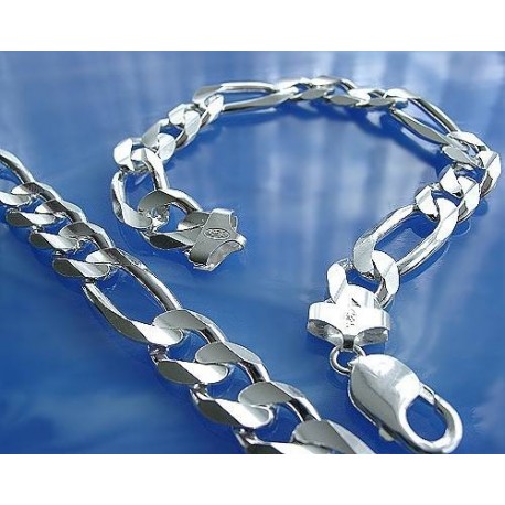 Armband Figaro Silber 925 9U01