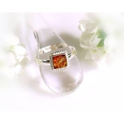 Bernsteinring Silber 925 br66