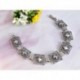 Silber Damen Armband 19 cm Silber-925 SA04