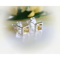 Bernstein Ohrstecker Silber 925 BS26