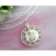 Devotionalien - Medaille Maria mit Jesus Silber-925  (SH56)