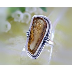 Bernstein Ring Silber 925 Bernsteinschmuck  17 mm BK93