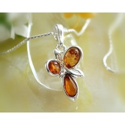 Bernstein Anhänger Silber-925 BF69