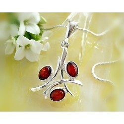 Bernstein Anhänger Silber-925  BF71