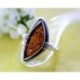 Bernstein Ring 20 mm Silber 925 BG49