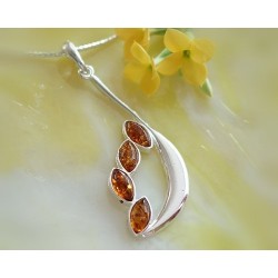 Bernstein Anhänger Silber-925 BI09