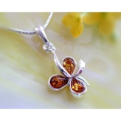 Bernstein Anhänger Silber-925  BF84