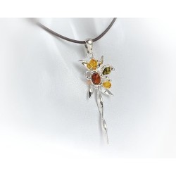 Bernstein Anhänger Silber-925 BI30