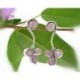 Ohrstecker Silber 925 Rosa ms72
