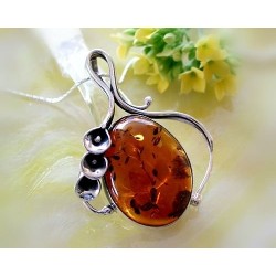 Bernstein Anhänger Silber-925 BI42