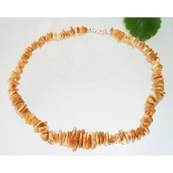 Bernsteinkette  Silber 925  BE40