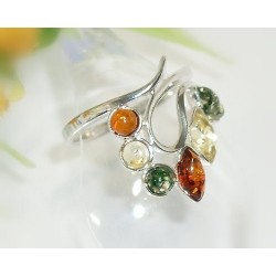 e Bernstein Ring Silber 925 Bernsteinschmuck BN52