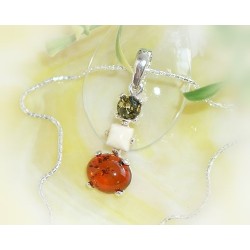 Bernsteinschmuck - Anhänger  Silber-925 BP02