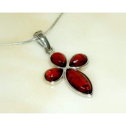 Bernstein Anhänger Silber 925 BP21