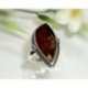 Bernstein Ring Silber 925 Bernsteinschmuck 19,5 mm BN75