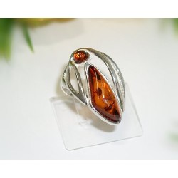Bernstein Ring Silber 925 Bernsteinschmuck BN64