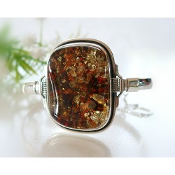 Bernsteinschmuck - Bernstein-Armreif  Silber-925  CA10A*