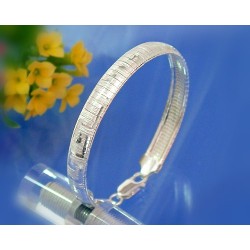Damen Silber Armband 18 cm Silber 925 KB05