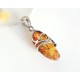 Bernsteinschmuck - Anhänger   Silber-925 BA149
