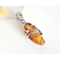 Bernsteinschmuck - Anhänger   Silber-925 BA149