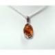 Bernsteinschmuck - Bernstein-Anhänger Silber-925  (CF94)