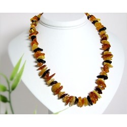 Bernstein Collier Silber 925 Halskette CH13