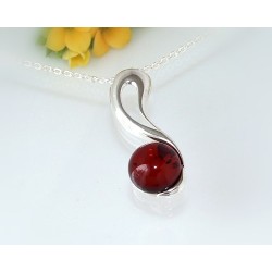 Bernsteinschmuck - Bernstein-Anhänger Silber 925 (CL80)