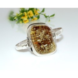 Bernsteinschmuck - Bernstein-Armreif Silber-925  CT11A*