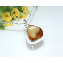 Bernsteinschmuck - Bernstein-Anhänger Silber-925 CM13