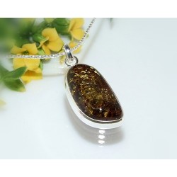 Bernsteinschmuck - Bernstein-Anhänger Silber-925 CM26