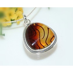 Bernsteinschmuck - Bernstein-Anhänger Silber-925 CM76