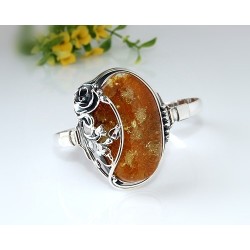 Bernsteinschmuck - Bernstein-Armreif Silber-925  CA94A*
