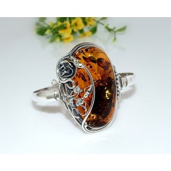 Bernsteinschmuck - Bernstein-Armreif Silber-925  CT05A*