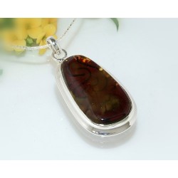 Bernsteinschmuck - Bernstein-Anhänger  Silber 925 CM40