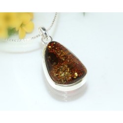Bernsteinschmuck - Bernstein-Anhänger  Silber-925 CM56