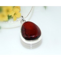 Bernsteinschmuck - Bernstein-Anhänger  Silber-925 CM57