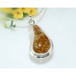 Bernsteinschmuck - Bernstein-Anhänger  Silber-925 CM59