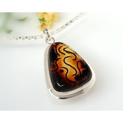 Bernsteinschmuck - Bernstein-Anhänger  Silber-925 CM87