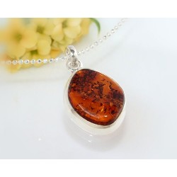 Bernsteinschmuck - Bernstein-Anhänger  Silber-925 CN31