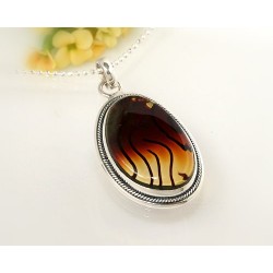 Bernsteinschmuck - Bernstein-Anhänger  Silber-925 CN09